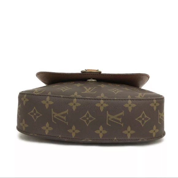 AUTH Louis Vuitton Monogram Saint Cloud GM Shoulder Bag Crossbody - Picture 6 of 11